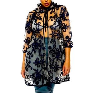 Check out this sexy Sheer Jacket